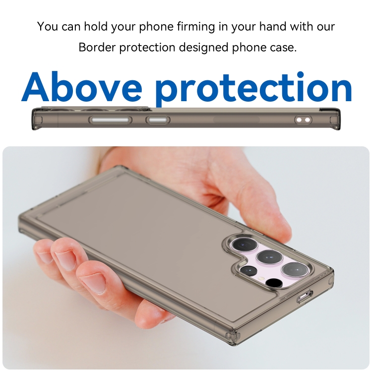 For Samsung Galaxy S24 Ultra 5G Candy Series TPU Phone Case(Transparent Grey)