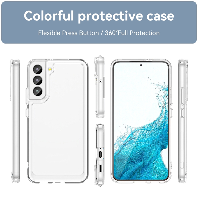 For Samsung Galaxy S22+ 5G Candy Series TPU Phone Case(Transparent) For Samsung Galaxy S22+ 5G Candy Series TPU Phone Case(Transparent)