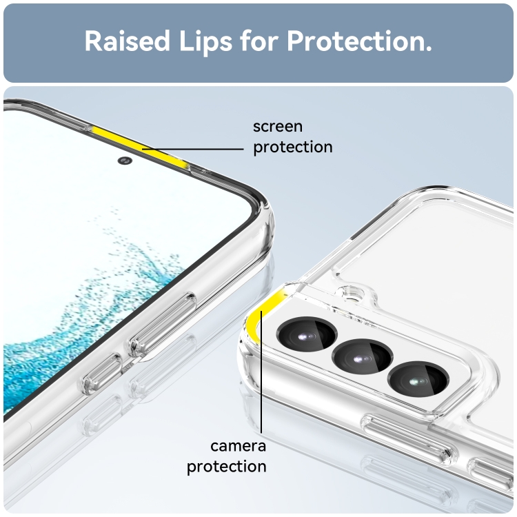 For Samsung Galaxy S22+ 5G Candy Series TPU Phone Case(Transparent) For Samsung Galaxy S22+ 5G Candy Series TPU Phone Case(Transparent)