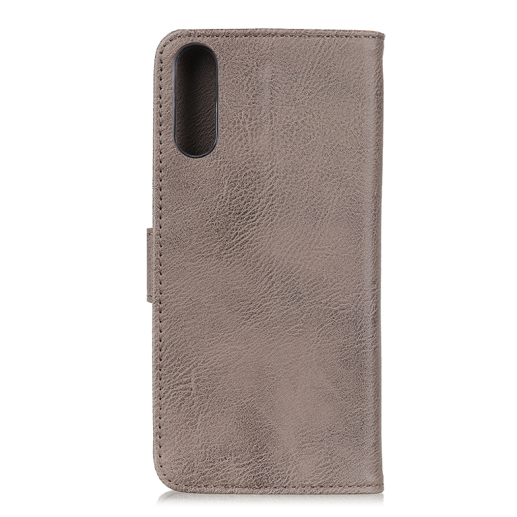 For LG Velvet KHAZNEH Cowhide Texture Horizontal Flip Leather Case with Holder & Card Slots & Wallet(Khaki) - 2
