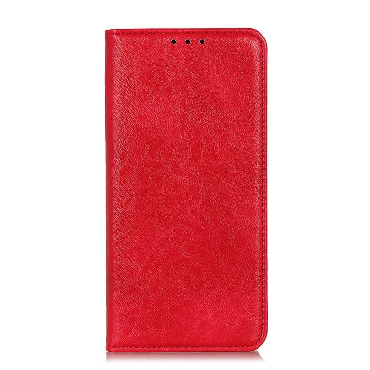 For iPhone 12 mini Magnetic Crazy Horse Texture Horizontal Flip Leather Case with Holder & Card Slots & Wallet(Red) - 1
