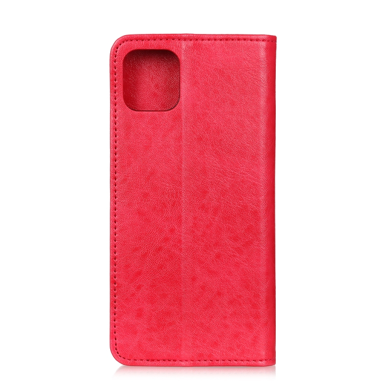 For iPhone 12 mini Magnetic Crazy Horse Texture Horizontal Flip Leather Case with Holder & Card Slots & Wallet(Red) - 2