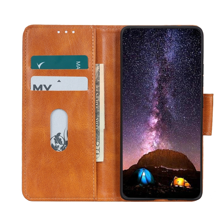 For Xiaomi Redmi Note 9S / Note 9 Pro / Note 9 Pro Max Mirren Crazy Horse Texture Horizontal Flip Leather Case with Holder & Card Slots & Wallet(Brown) - 3