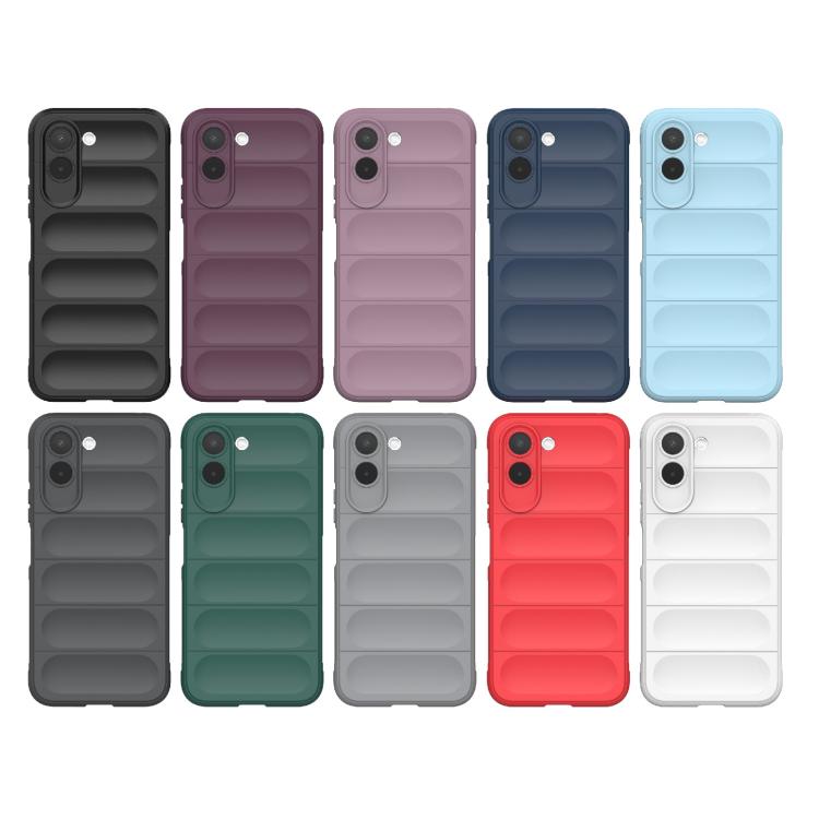 For OnePlus N6x 5G Global Magic Shield TPU + Flannel Phone Case(Black)