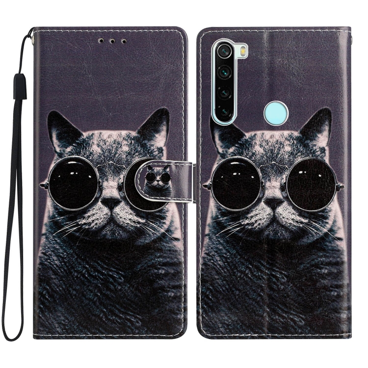 Custodie Redmi Note 8t ZONNAVI Cover Per Xiaomi Redmi Note 8T, Flip Custodia Pelle PU Con [Slot Cart] [Supporto Stand] [Magnetica], Cover A Libro Portafoglio Per Xiaomi Redmi Note 8T (Nero Cover