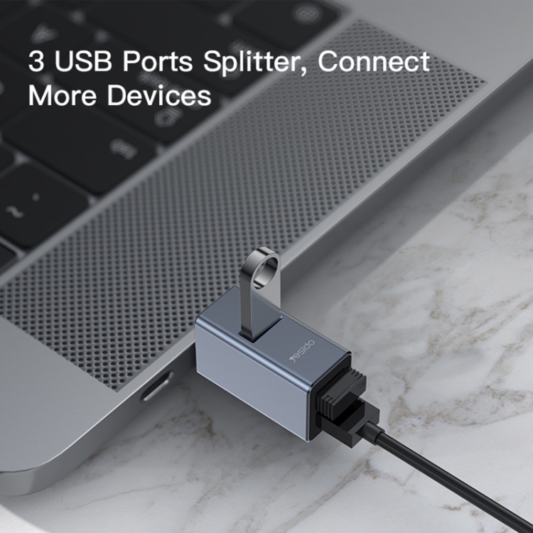Yesido HB14 3 en 1 Adaptador USB 3.0 Mini Splitter HUB - 2