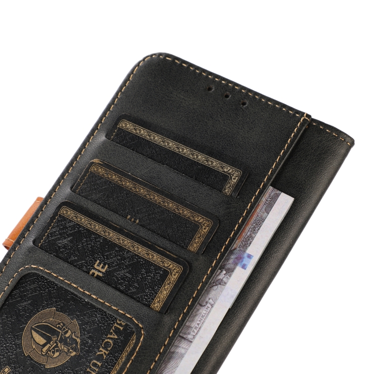 For iPhone 16 Stitching Thread Calf Texture Leather Phone Case(Black) For iPhone 16 Stitching Thread Calf Texture Leather Phone Case(Black)