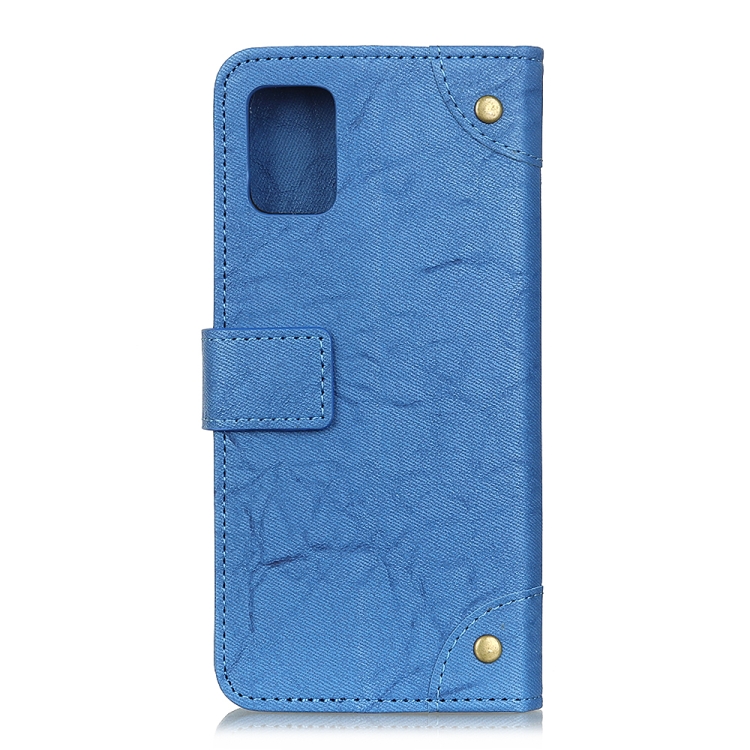 For Samsung Galaxy Note20 Copper Buckle Retro Crazy Horse Texture Horizontal Flip Leather Case with Holder & Card Slots & Wallet(Blue) For Samsung Galaxy Note20 Copper Buckle Retro Crazy Horse Texture Horizontal Flip Leather Case with Holder & Card Slots & Wallet(Blue)
