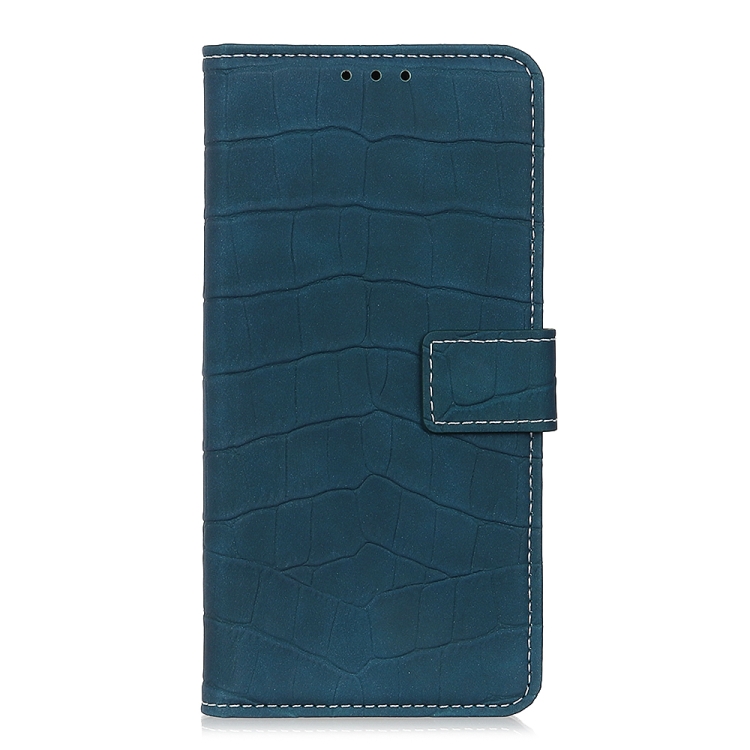 For iPhone 12 mini Crocodile Texture Horizontal Flip Leather Case with Holder & Card Slots & Wallet(Dark Green) - 1