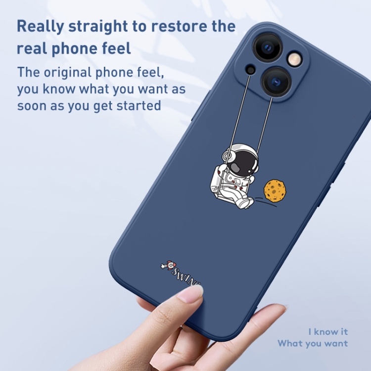 For iPhone 11 Astronaut Swinging Pattern TPU Phone Case(Black) For iPhone 11 Astronaut Swinging Pattern TPU Phone Case(Black)