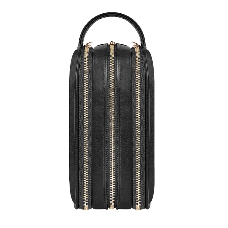 WIWU Salem Pouch Bag LUX PU Leather Handbag (Black) - 1