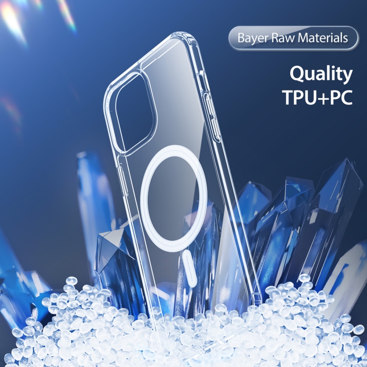 For iPhone 15 Plus DUX DUCIS Clin Mag Series Magsafe TPU Phone Case(Transparent)