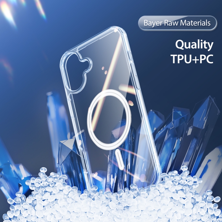 For iPhone 16 Plus DUX DUCIS Clin Mag Series Magsafe TPU Phone Case(Transparent) For iPhone 16 Plus DUX DUCIS Clin Mag Series Magsafe TPU Phone Case(Transparent)