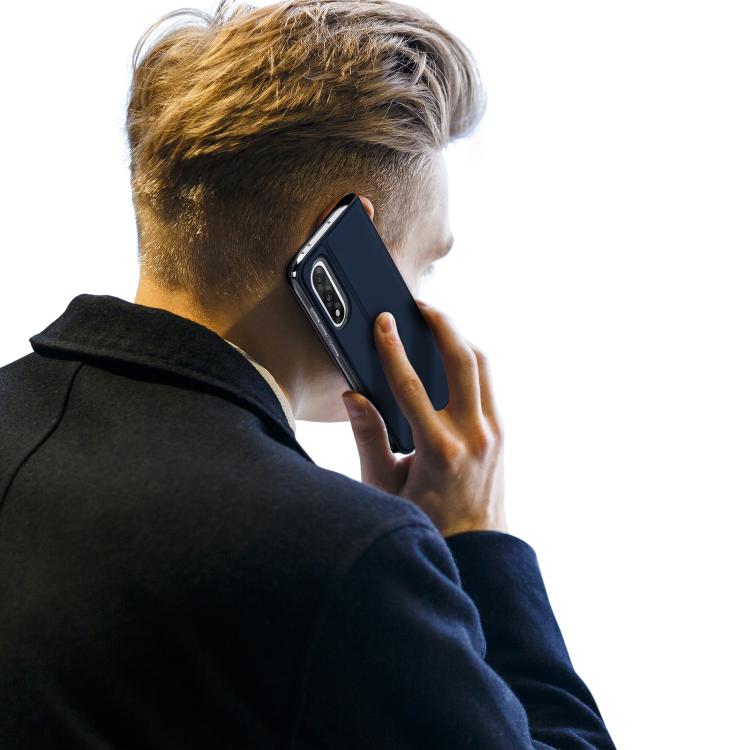 Custodia A Portafoglio Per OnePlus 6T | Fibra Di Carbonio, Antiurto Con Cinghia E Cavalletto, Slot Carte - 4