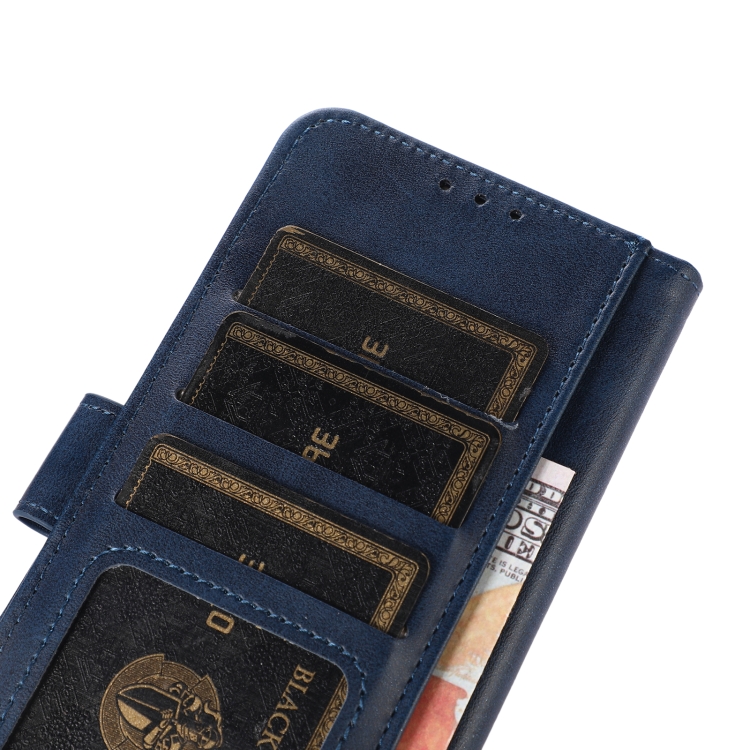 For iPhone 15 Plus Cow Texture Leather Phone Case(Blue) For iPhone 15 Plus Cow Texture Leather Phone Case(Blue)