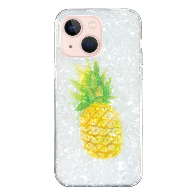 Para Honor 90 Funda para teléfono de cuero con tapa horizontal con patrón  pintado (piña)