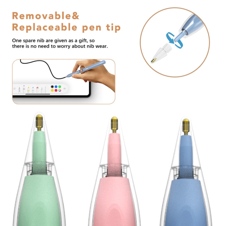 P10s Transparent Case Wireless Charging Stylus Pen for iPad 2018 or Later(Blue) P10s Transparent Case Wireless Charging Stylus Pen for iPad 2018 or Later(Blue)