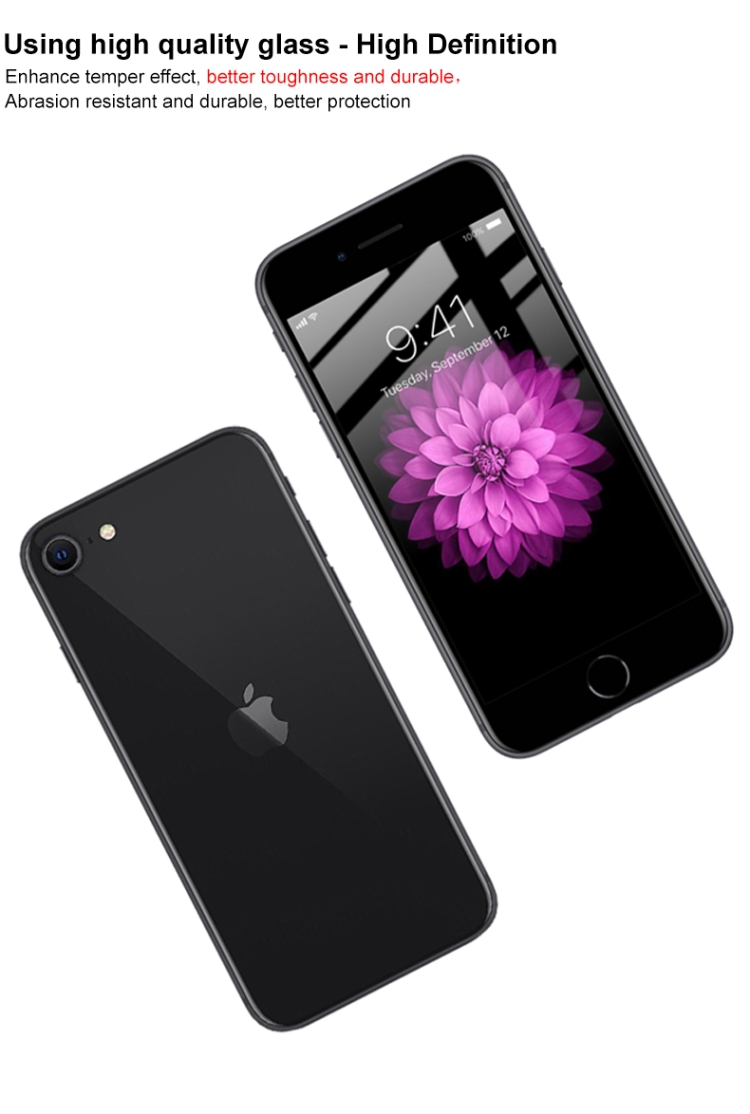 For iPhone SE 2022 / SE 2020 IMAK Pro+ Series Full Screen Tempered Glass Film For iPhone SE 2022 / SE 2020 IMAK Pro+ Series Full Screen Tempered Glass Film