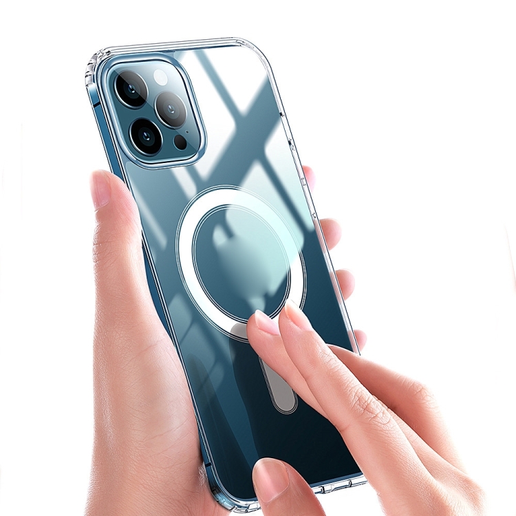 For iPhone 15 Pro Magsafe Clear Acrylic PC Phone Case(Transparent) For iPhone 15 Pro Magsafe Clear Acrylic PC Phone Case(Transparent)