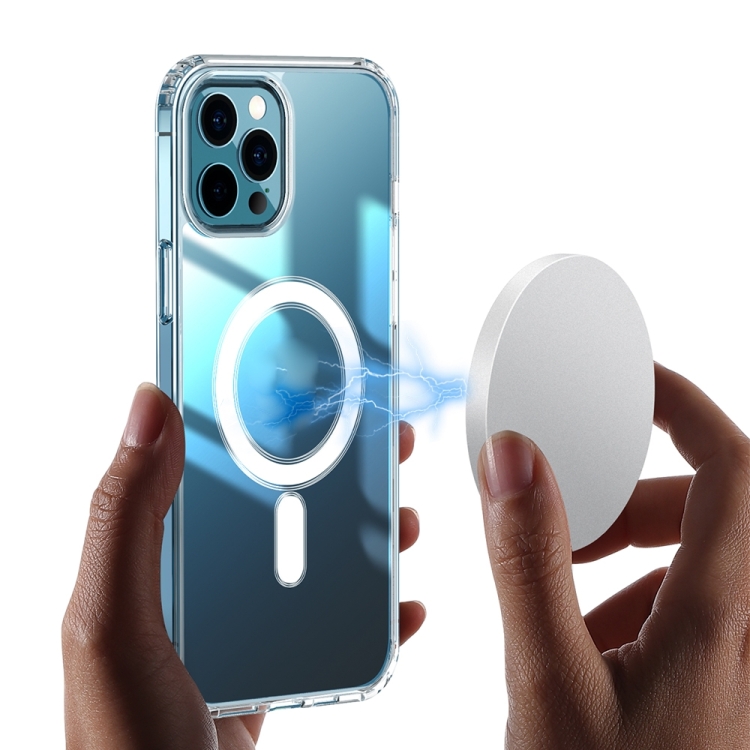 For iPhone 15 Pro Magsafe Clear Acrylic PC Phone Case(Transparent) For iPhone 15 Pro Magsafe Clear Acrylic PC Phone Case(Transparent)