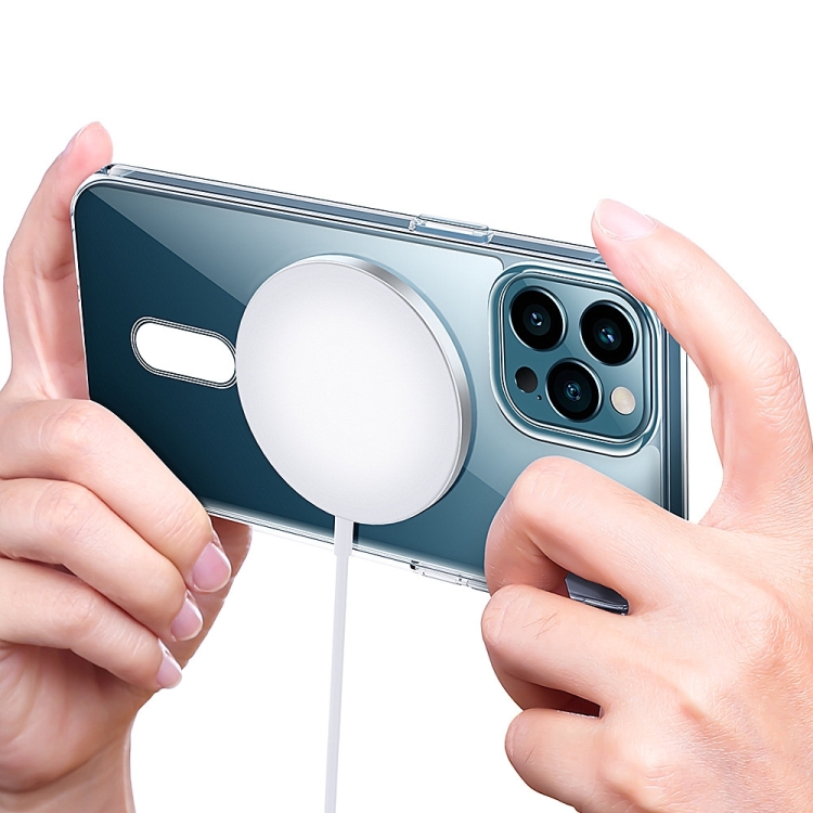For iPhone 15 Pro Magsafe Clear Acrylic PC Phone Case(Transparent) For iPhone 15 Pro Magsafe Clear Acrylic PC Phone Case(Transparent)