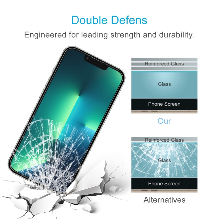 For iPhone 13 Pro Max 10pcs 0.26mm 9H 2.5D High Aluminum Tempered Glass Film For iPhone 13 Pro Max 10pcs 0.26mm 9H 2.5D High Aluminum Tempered Glass Film