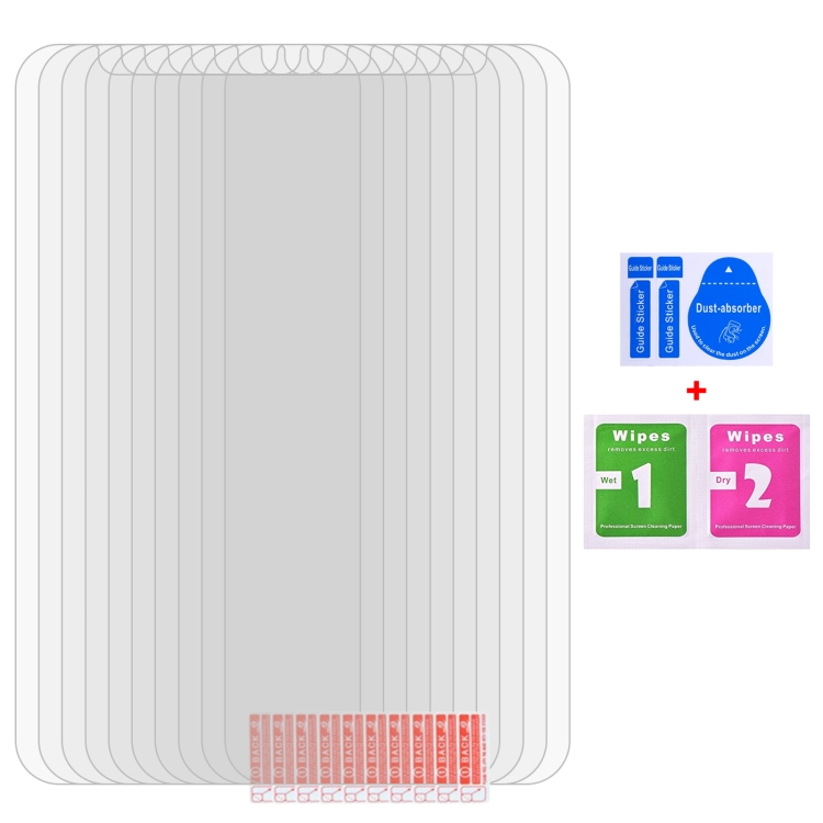 For iPhone 12 / 12 Pro 10pcs 0.26mm 9H 2.5D High Aluminum Tempered Glass Film