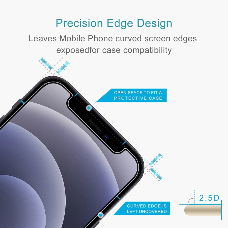 For iPhone 12 mini 10pcs 0.26mm 9H 2.5D High Aluminum Tempered Glass Film For iPhone 12 mini 10pcs 0.26mm 9H 2.5D High Aluminum Tempered Glass Film