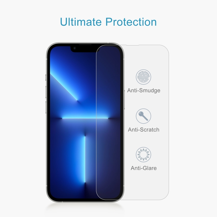 For iPhone 13 / 13 Pro 50pcs 0.26mm 9H 2.5D High Aluminum Tempered Glass Film For iPhone 13 / 13 Pro 50pcs 0.26mm 9H 2.5D High Aluminum Tempered Glass Film