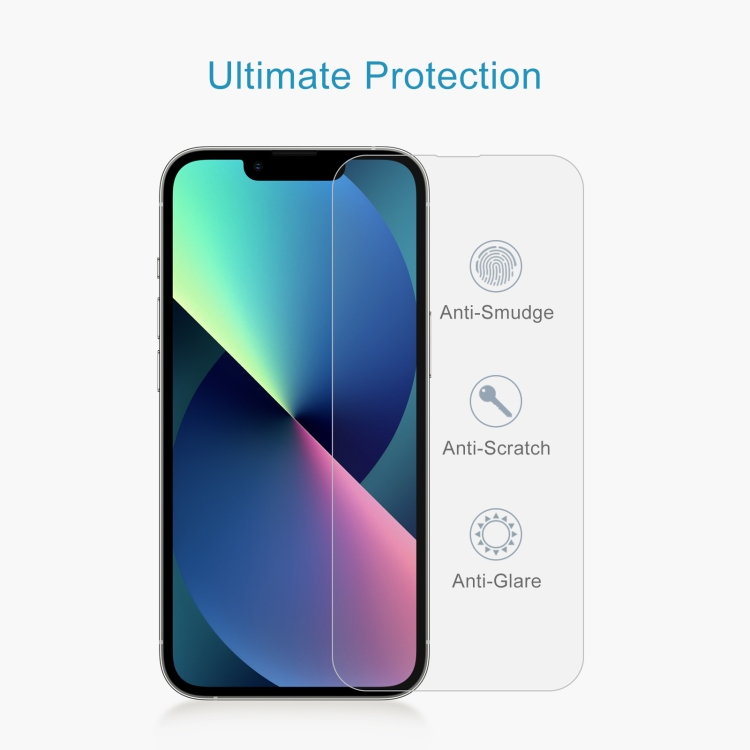 For iPhone 13 mini 50pcs 0.26mm 9H 2.5D High Aluminum Tempered Glass Film For iPhone 13 mini 50pcs 0.26mm 9H 2.5D High Aluminum Tempered Glass Film