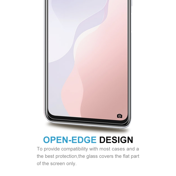 For Huawei nova 7 SE / 7 SE 5G Youth Half-screen Transparent Tempered Glass Film - 5