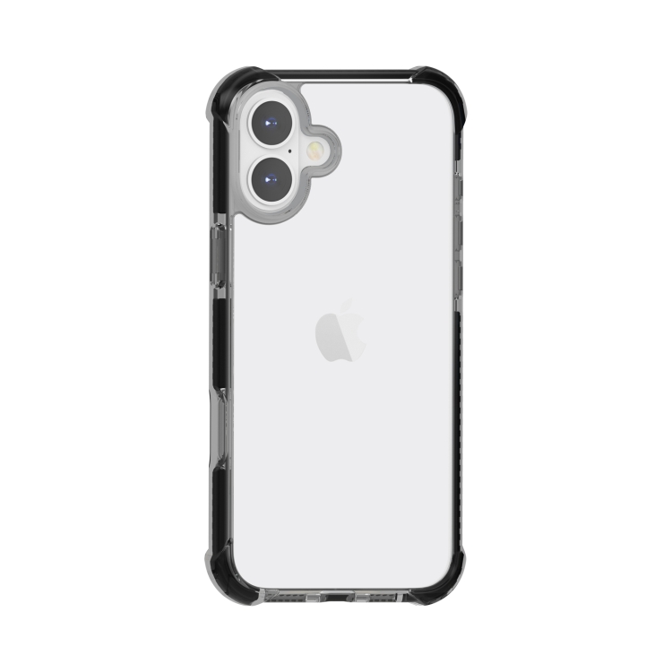 For iPhone 16 Plus Four-corner Shockproof TPU + Acrylic Phone Case(Black) For iPhone 16 Plus Four-corner Shockproof TPU + Acrylic Phone Case(Black)