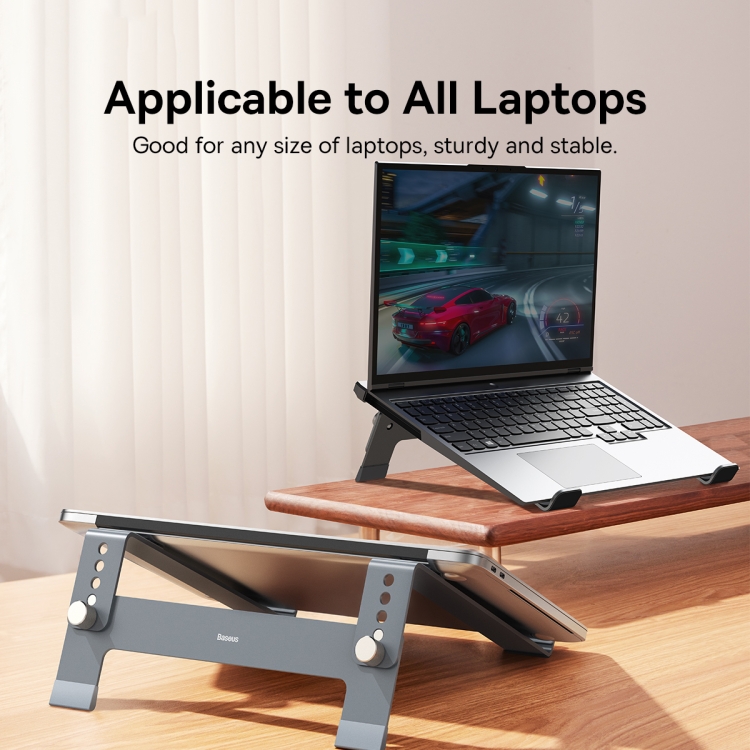 Baseus-Soporte de aluminio para teclado de ordenador portátil, Mini soporte  para Macbook, Xiaomi, Notebook