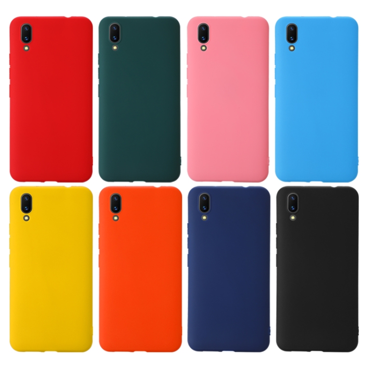 For Vivo X21 Shockproof Frosted TPU Protective Case(Orange) - 4