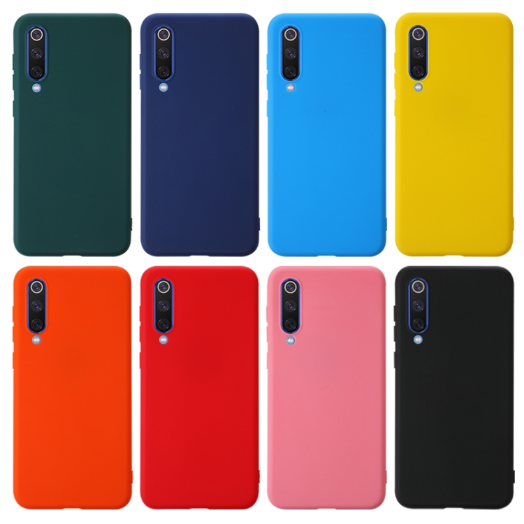 For Xiaomi Mi 9 SE Shockproof Frosted TPU Protective Case(Yellow) - 4