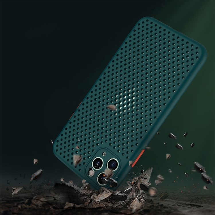 For iPhone 11 Pro All-inclusive Shockproof Breathable TPU Protective Case(Sky Blue) For iPhone 11 Pro All-inclusive Shockproof Breathable TPU Protective Case(Sky Blue)