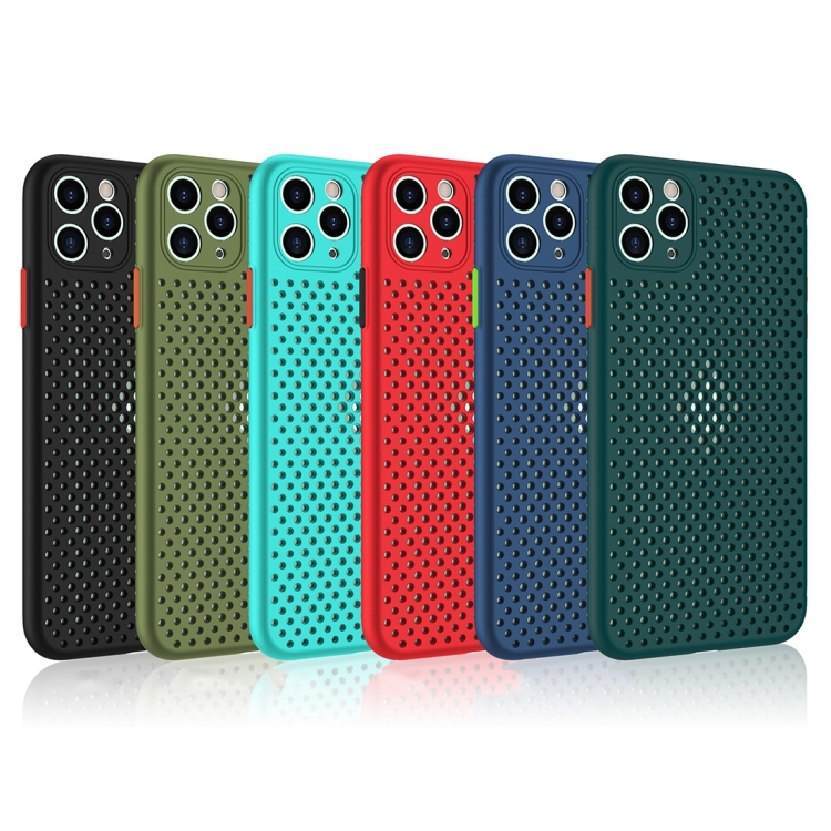 For iPhone 11 Pro All-inclusive Shockproof Breathable TPU Protective Case(Sky Blue) For iPhone 11 Pro All-inclusive Shockproof Breathable TPU Protective Case(Sky Blue)