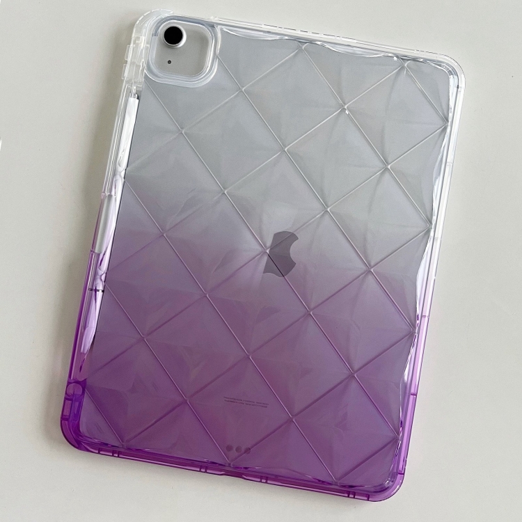For iPad Air 11 2024 / Pro 11 2022 Gradient Diamond Plaid TPU Tablet Case(Gradient Purple) For iPad Air 11 2024 / Pro 11 2022 Gradient Diamond Plaid TPU Tablet Case(Gradient Purple)