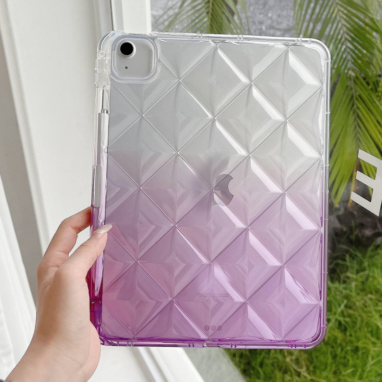 For iPad Air 11 2024 / Pro 11 2022 Gradient Diamond Plaid TPU Tablet Case(Gradient Purple) For iPad Air 11 2024 / Pro 11 2022 Gradient Diamond Plaid TPU Tablet Case(Gradient Purple)