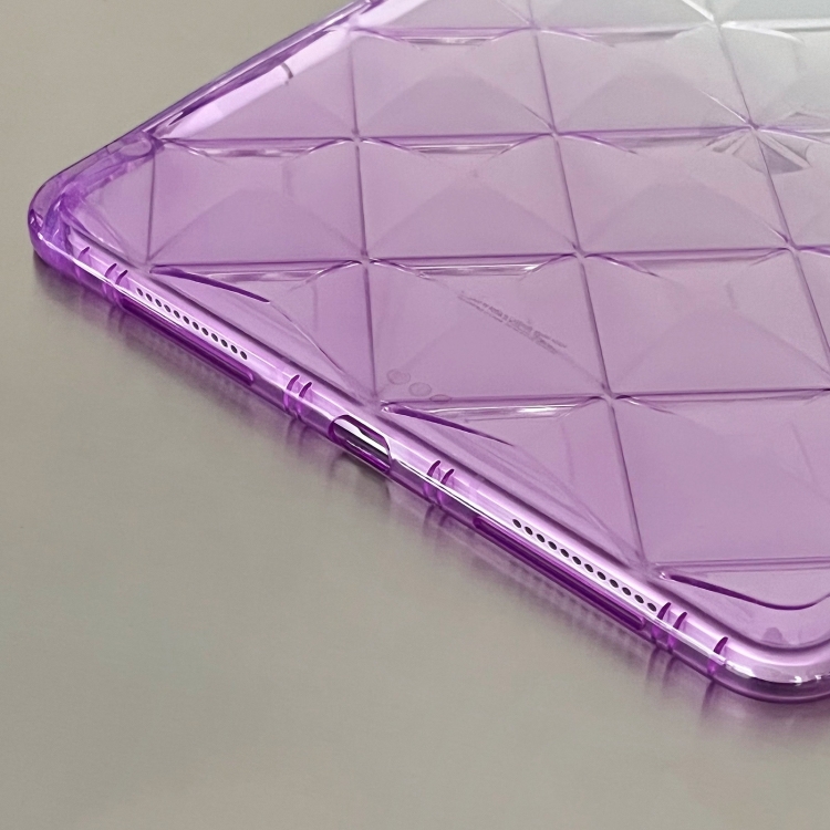 For iPad Air 11 2024 / Pro 11 2022 Gradient Diamond Plaid TPU Tablet Case(Gradient Purple) For iPad Air 11 2024 / Pro 11 2022 Gradient Diamond Plaid TPU Tablet Case(Gradient Purple)