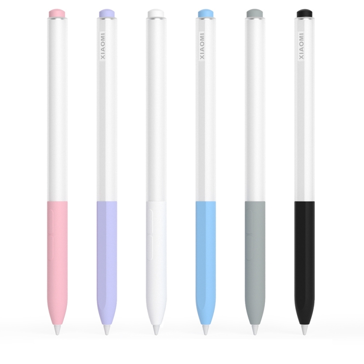 Para Xiaomi Stylus Pen 2 Jelly Style Estuche protector de silicona  translúcida para bolígrafo (Negro)