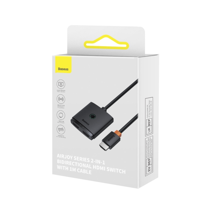 Douxe Répartiteur HDMI 1 entrée 2 sorties - Adaptateur répartiteur HDMI -  Câble