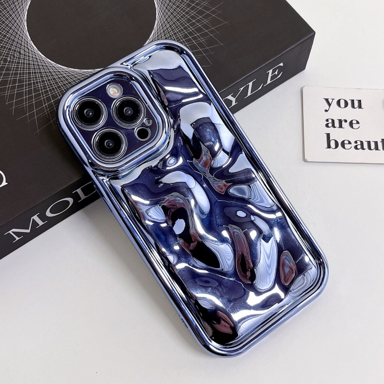 For iPhone SE 2022 /2020 / 8 / 7 Electroplating Meteorite Texture TPU Phone Case(Blue) For iPhone SE 2022 /2020 / 8 / 7 Electroplating Meteorite Texture TPU Phone Case(Blue)
