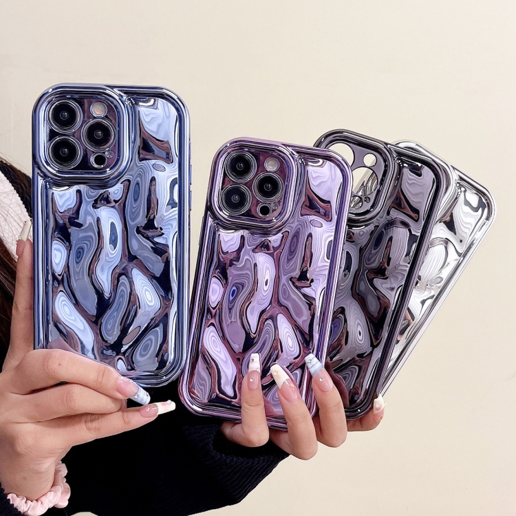 For iPhone SE 2022 /2020 / 8 / 7 Electroplating Meteorite Texture TPU Phone Case(Blue) For iPhone SE 2022 /2020 / 8 / 7 Electroplating Meteorite Texture TPU Phone Case(Blue)