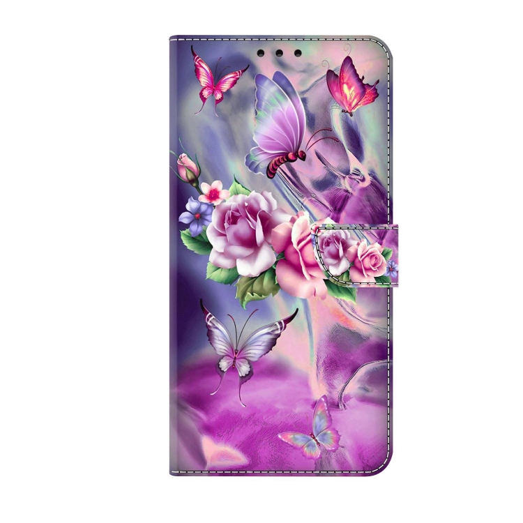 For Samsung Galaxy S22 Crystal 3D Shockproof Protective Leather Phone Case(Butterfly) For Samsung Galaxy S22 Crystal 3D Shockproof Protective Leather Phone Case(Butterfly)