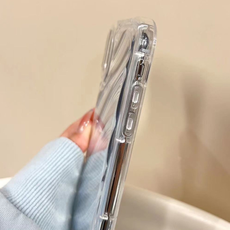 For iPhone 14 Plus Sequin Waves TPU Phone Case(Silver) For iPhone 14 Plus Sequin Waves TPU Phone Case(Silver)