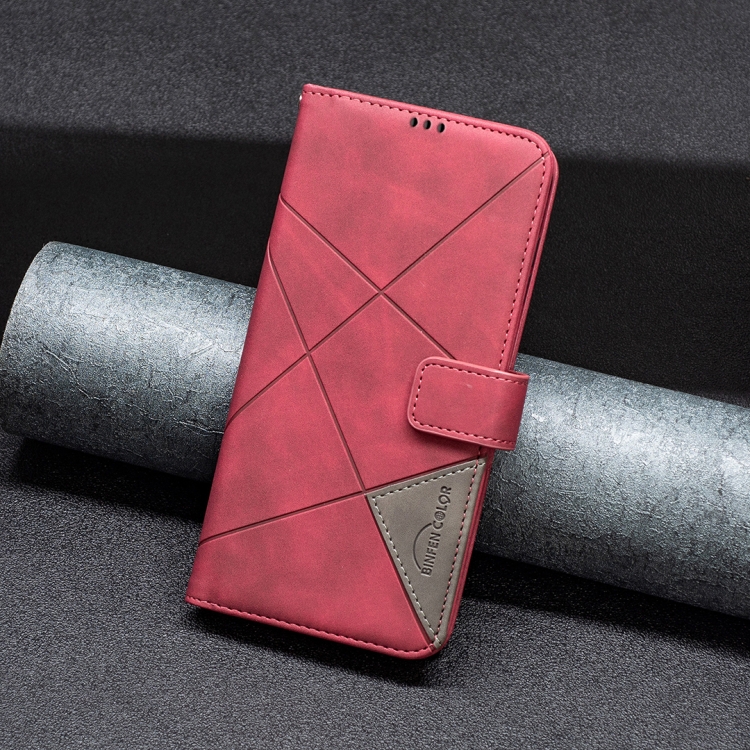 Para Motorola Moto G84 5G Funda para teléfono de cuero con textura de rombo  y hebilla