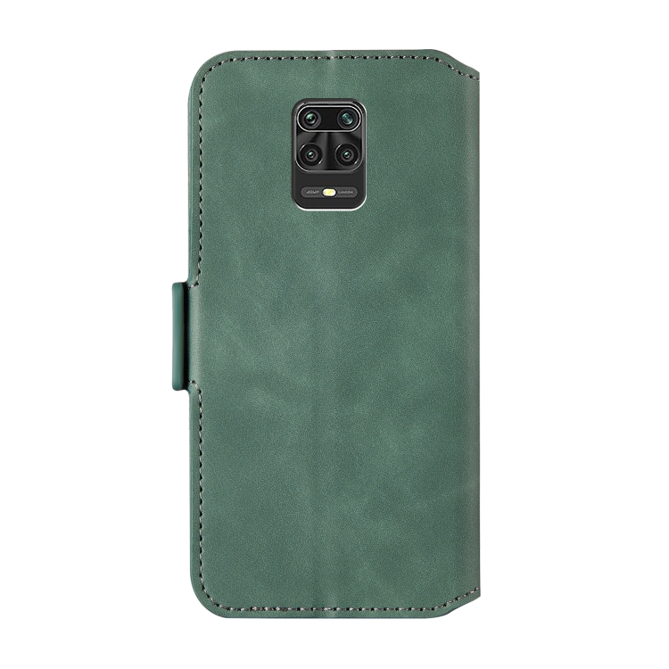 For Xiaomi Redmi Note 9 Pro / Note 9S / Note 9 Pro Max Retro Frosted Oil-side Horizontal Flip Leather Case with Holder & Card Slots(Green) - 2