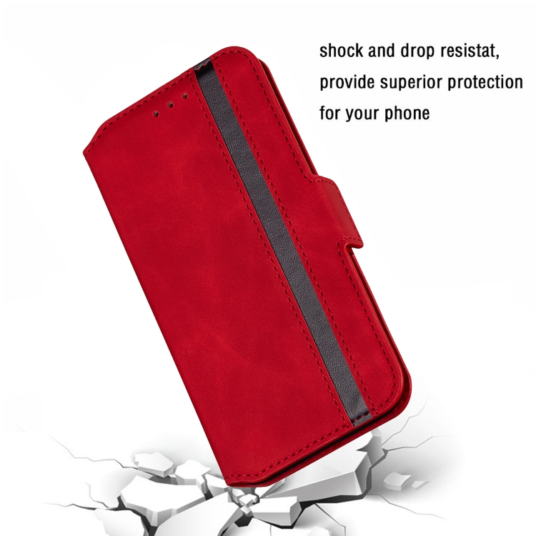 For Xiaomi Redmi Note 9 Pro / Note 9S / Note 9 Pro Max Retro Frosted Oil-side Horizontal Flip Leather Case with Holder & Card Slots(Red) - 8