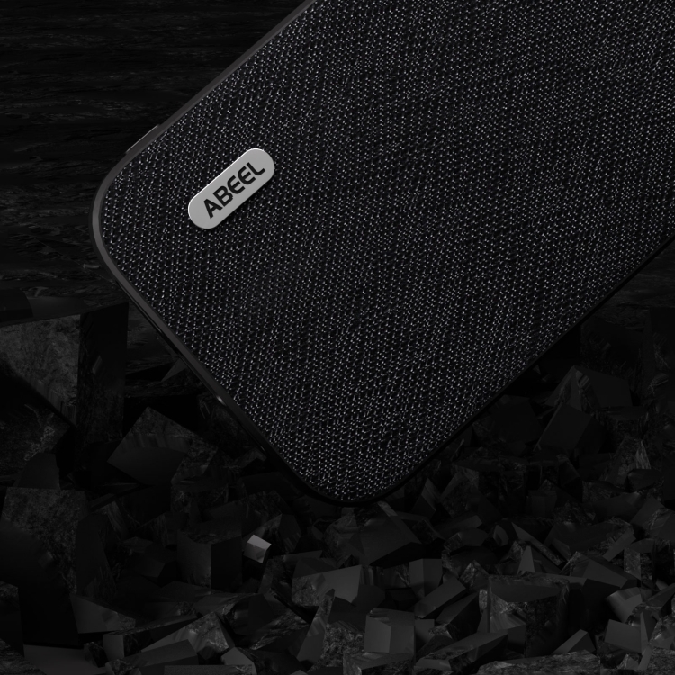 For iPhone 14 Pro ABEEL Cross Texture Genuine Leather Phone Case(Black) For iPhone 14 Pro ABEEL Cross Texture Genuine Leather Phone Case(Black)